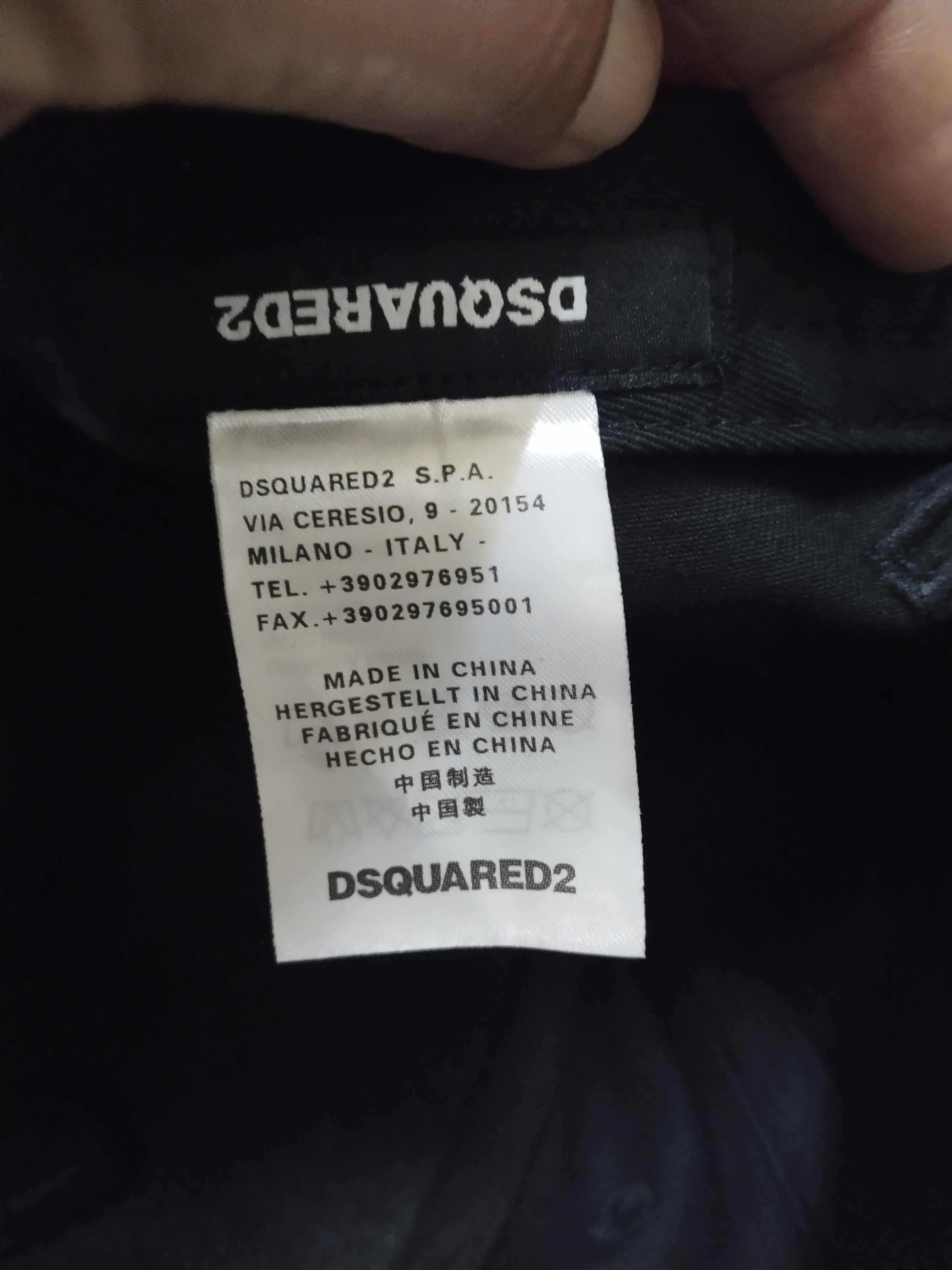 Dsquared2 ICON DISQUARED2 DISTRESSED STYLE TRIPLE BLACK HAT CAP Size ONE SIZE - 10 Thumbnail