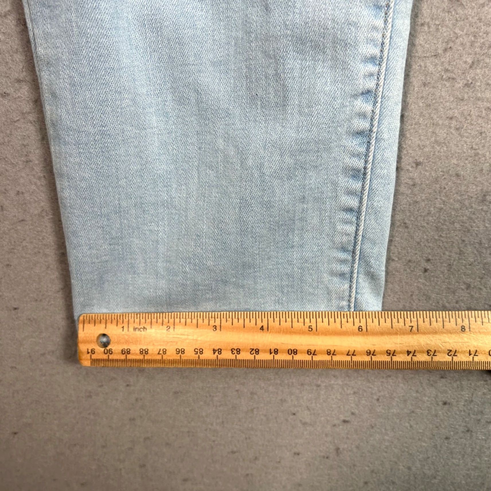 Levi's VINTAGE Levi's 724 High Rise Straight Crop Light Wash Jeans Distressed Womens Size 30 Womens Jeans Size 30" / US 8 / IT 44 - 7 Thumbnail