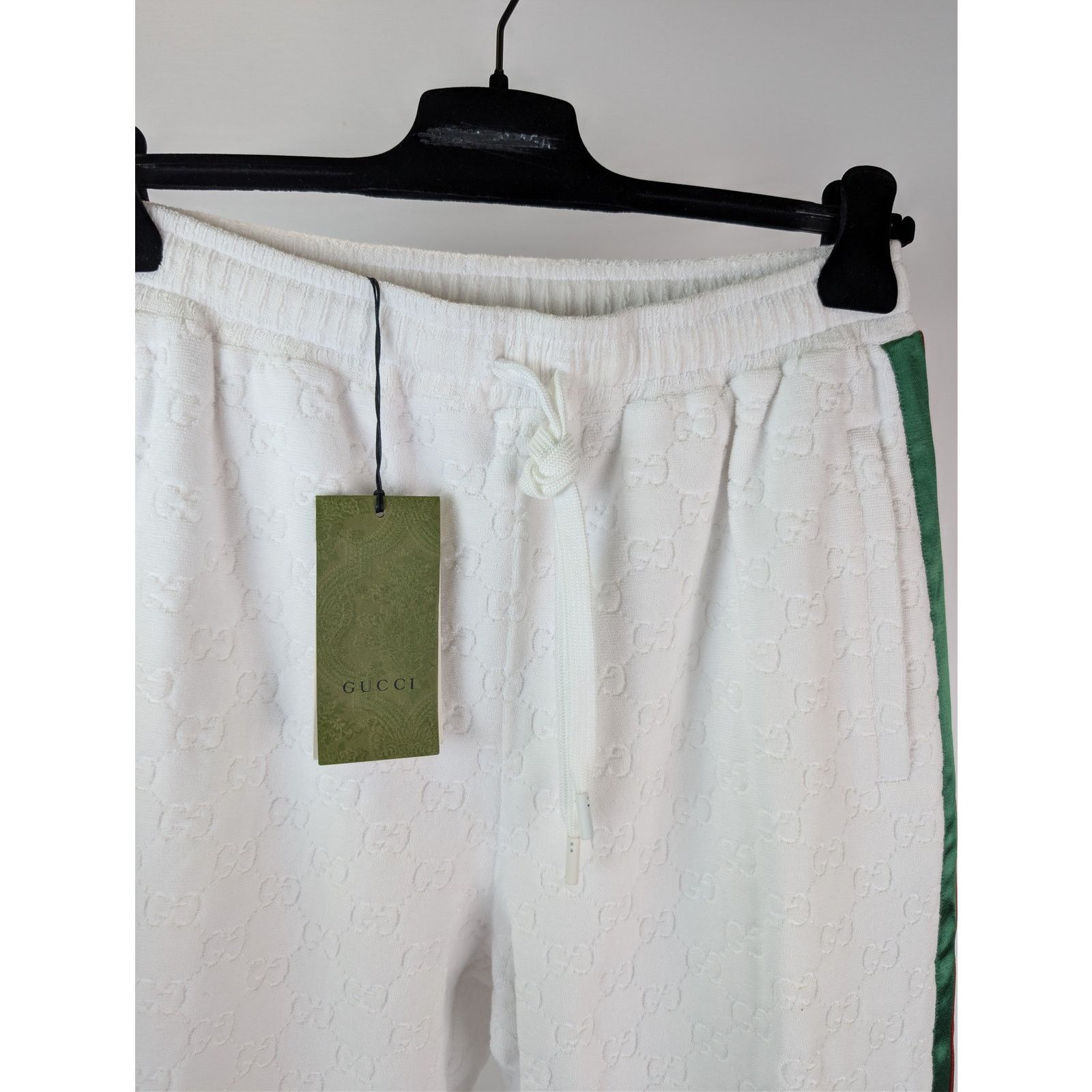 Gucci o1rshd1 GG Cotton Terry Cloth Jogging Pants in White Size US 32 / EU 48 - 7 Thumbnail