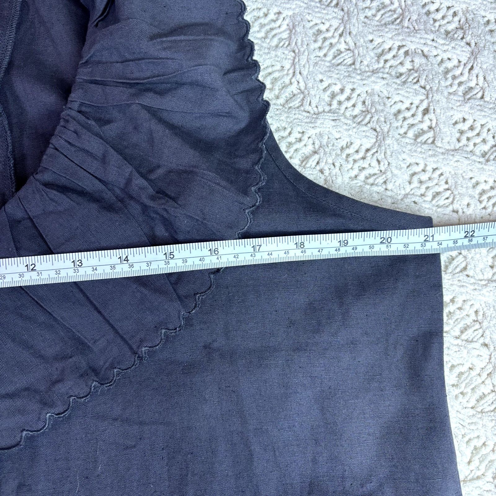 Anthropologie Maria Stanley Anthropologie Cascada Ruffle Jumpsuit, Black W Size 40" / US 18 - 7 Thumbnail