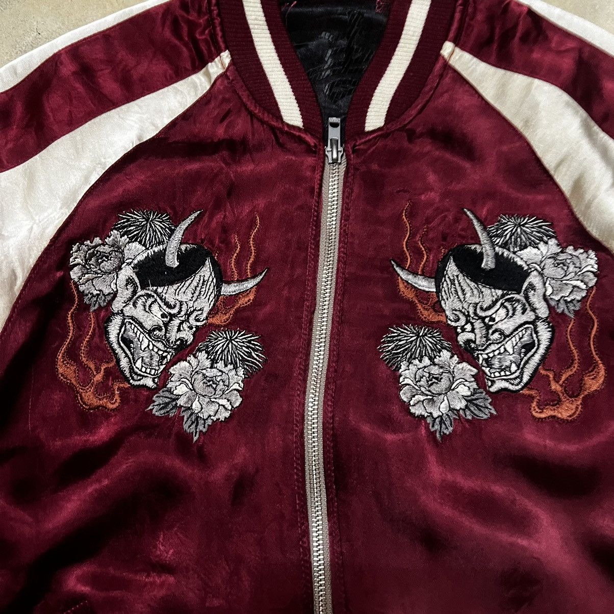 Japanese Brand Devil Sukajan Reversible Jacket Size US S / EU 44-46 / 1 - 8 Thumbnail
