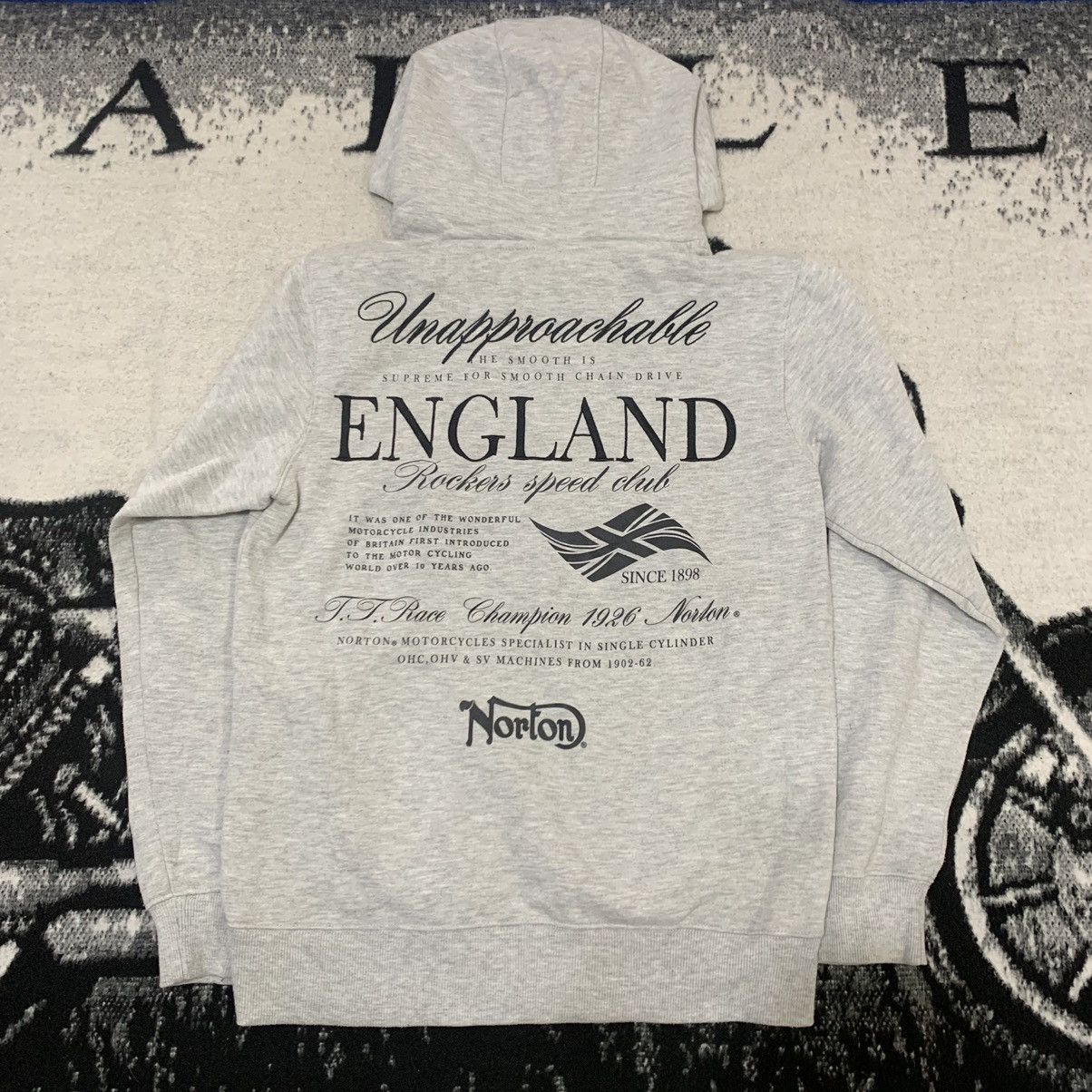 Norton Norton Motorcycle Hoodie Grey Size US M / EU 48-50 / 2 - 7 Thumbnail