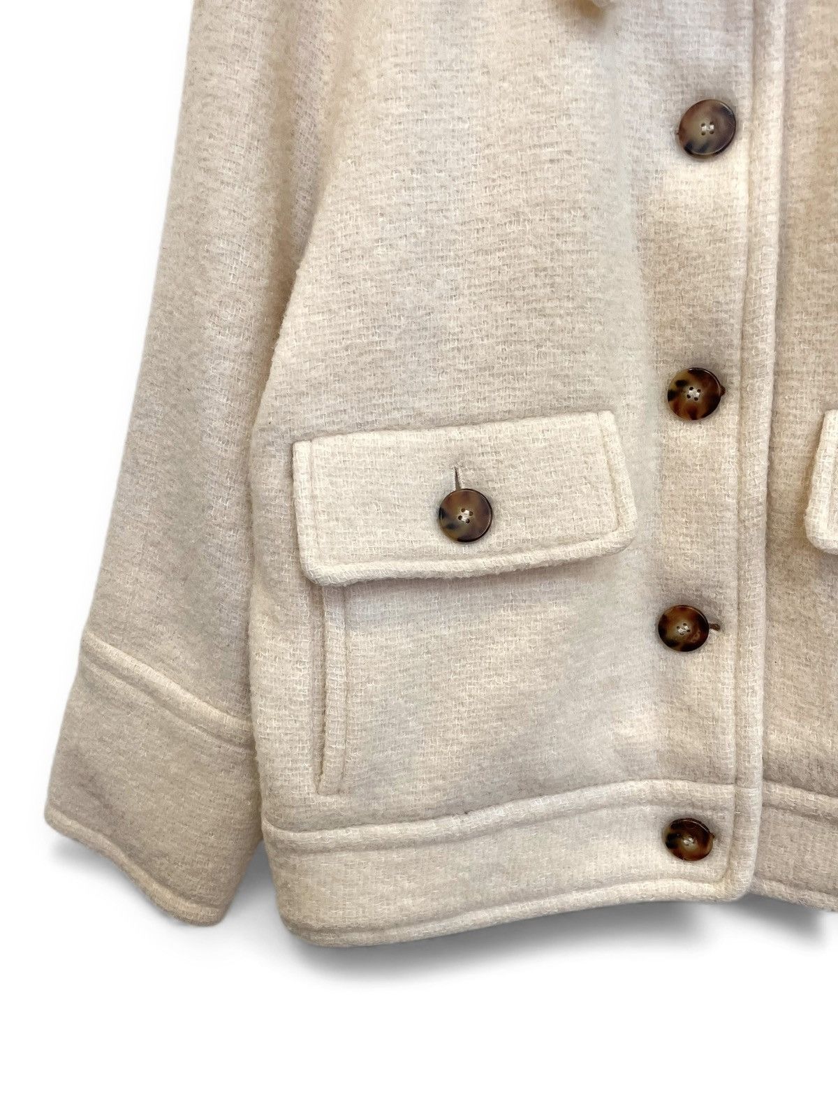 Sezane Sézane Wool-Blend Jacket – Size FR38 – Made in Bulgaria Size S / US 4 / IT 40 - 8 Thumbnail