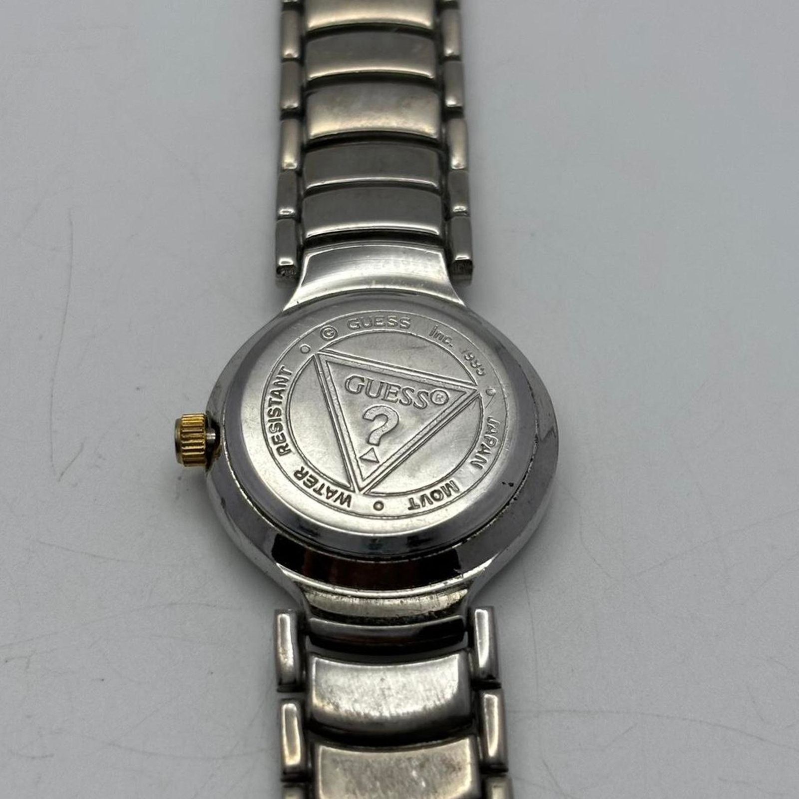 Guess Vintage Silver Men's Guess Watch Size ONE SIZE - 3 Thumbnail
