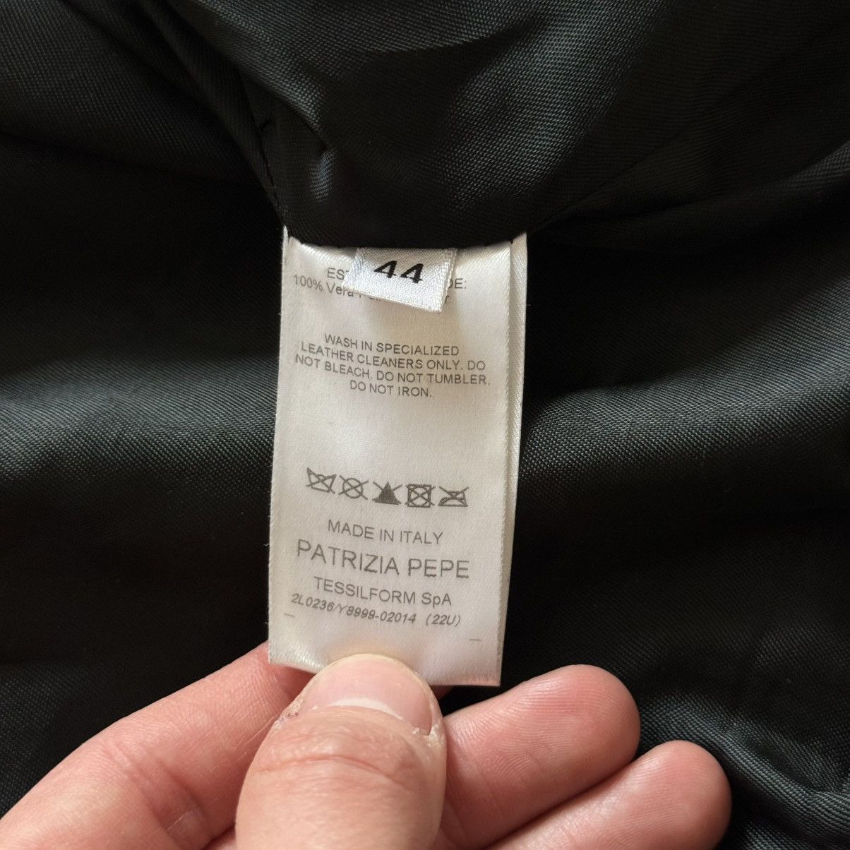 Patrizia Pepe Patrizia Pepe Leather Biker Jacket Zip Demeulemeester Vibe Size M / US 6-8 / IT 42-44 - 8 Thumbnail