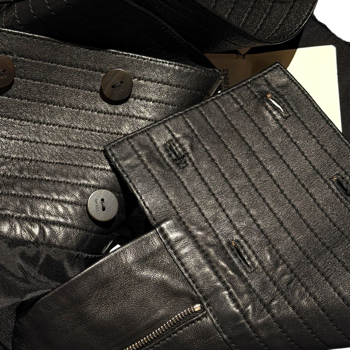 Loewe $5,150 belted leather trouser Size US 33 - 6 Thumbnail