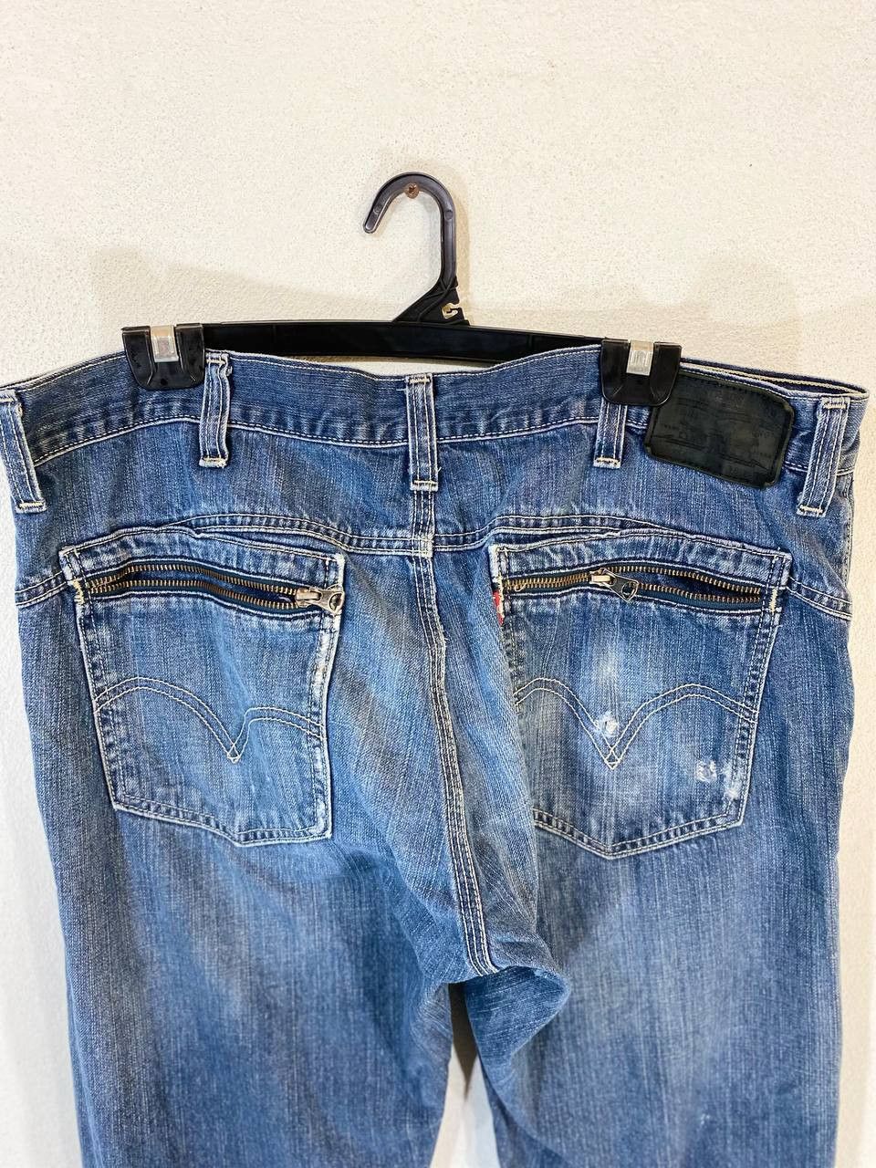 Levi's vintage levis 514 distressed denim bondage style Size US 41 - 2 Thumbnail