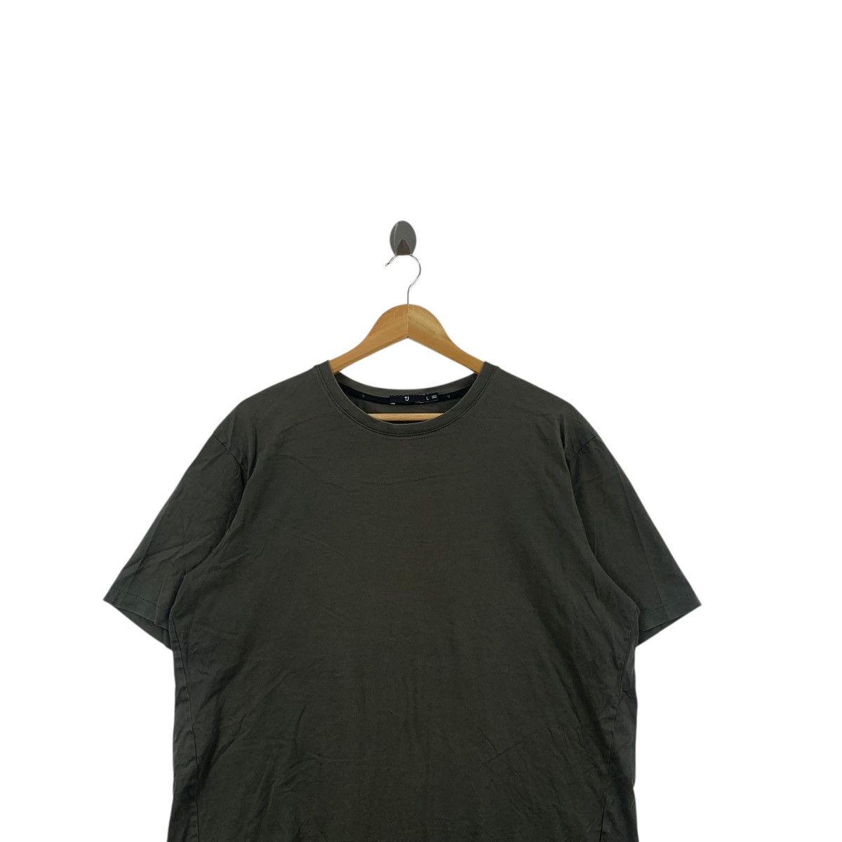 Jil Sander JIL SANDER x UNIQLO +J Collection Plain Green Baggy Tee Size L / US 10 / IT 46 - 2 Thumbnail