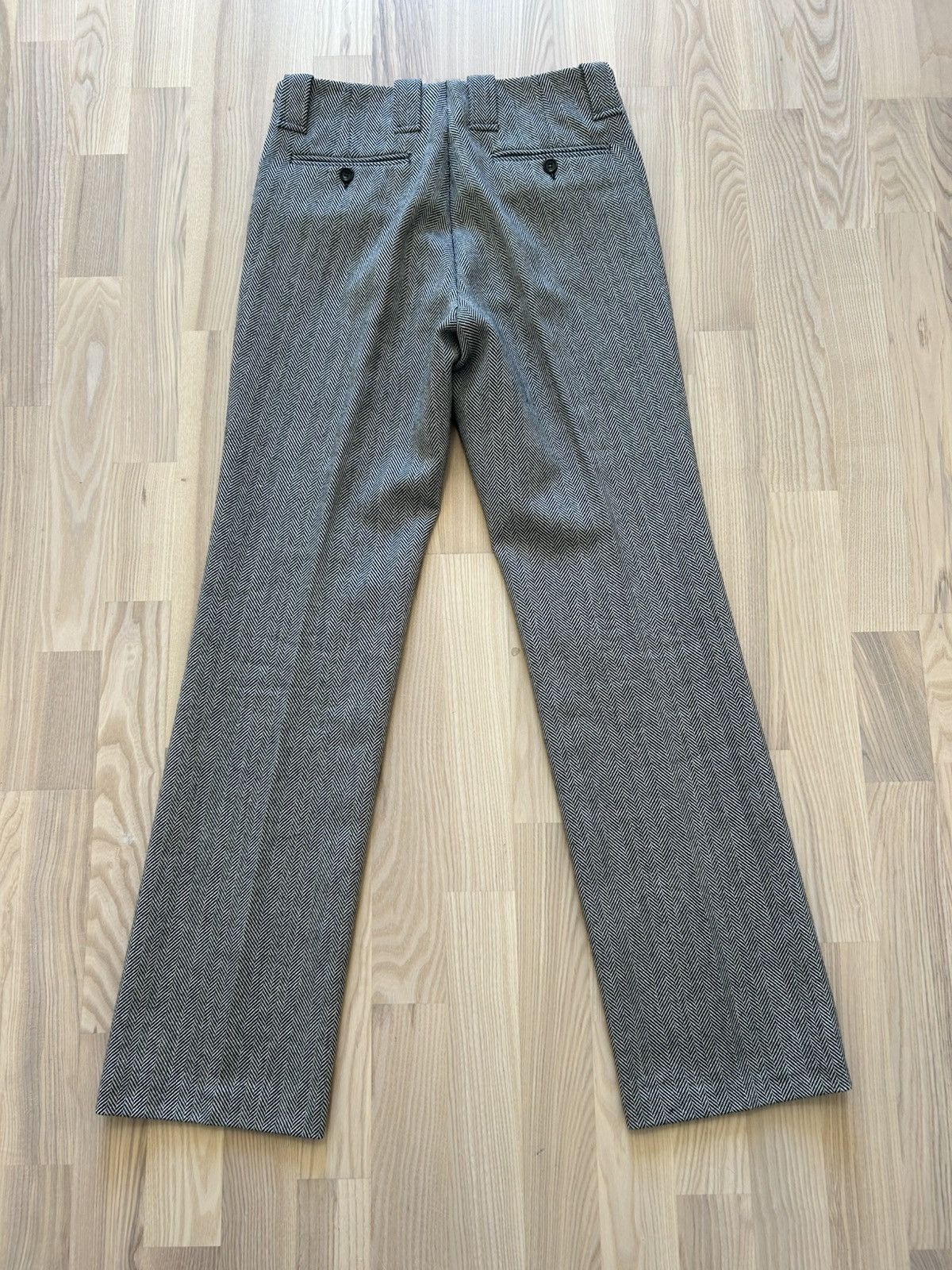 Gucci Gucci Tom Ford Era Herringbone Wool Pleated Trousers Archive Size US 30 / EU 46 - 2 Thumbnail