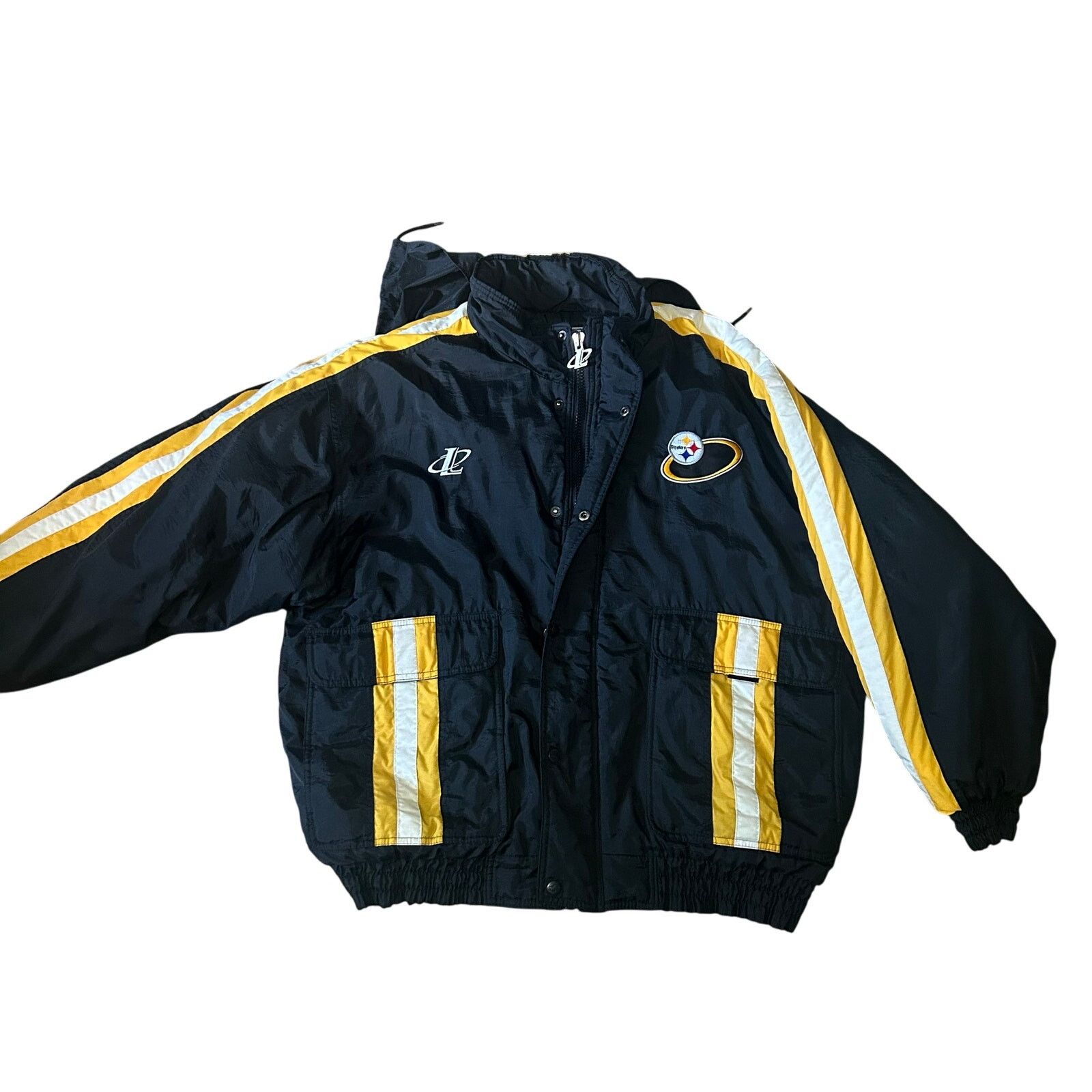 Logo Athletic × NFL × Pro Line 90s Vintage Pittsburgh Steelers Puffer Coat Logo ProLine XL Size US XL / EU 56 / 4 - 2 Thumbnail