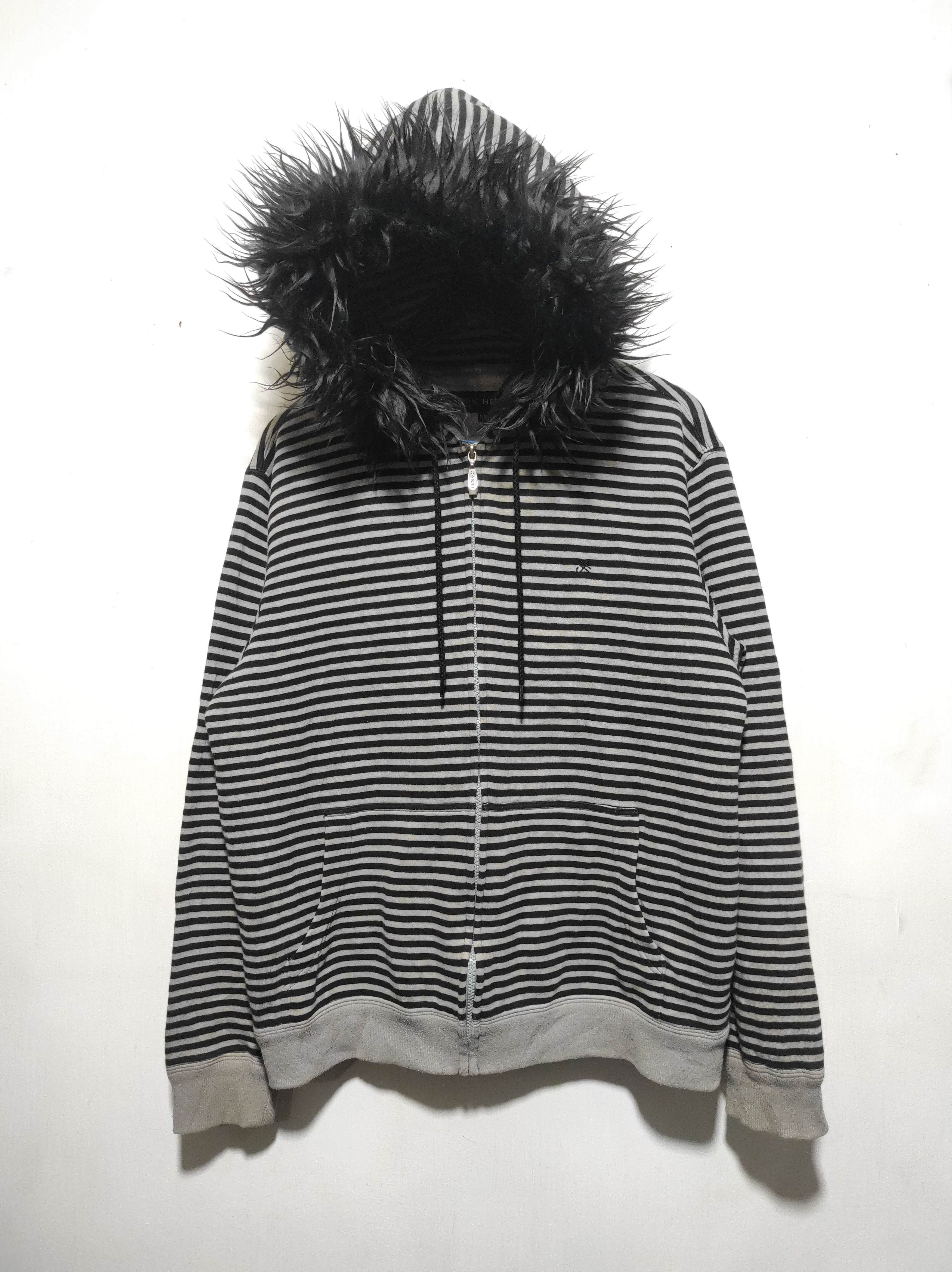 If Six Was Nine John Henry Stripe Zip Fur Hoodie LGB style Size US XL / EU 56 / 4 - 2 Thumbnail