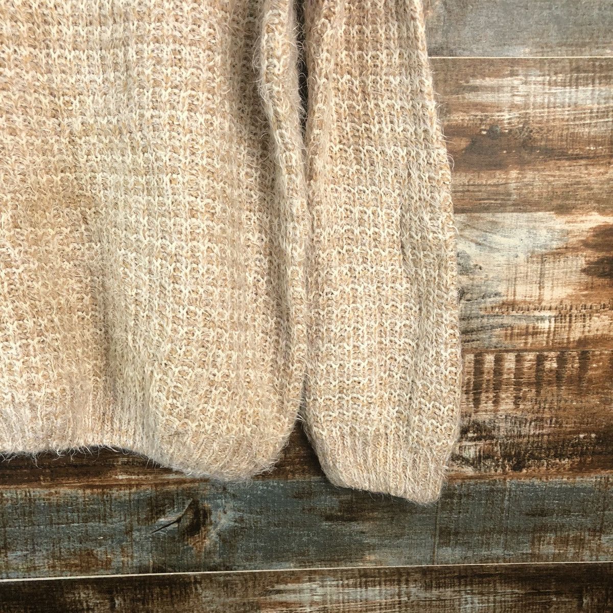 Homespun Knitwear DLL Park Girl Brown shaggy fur Mohair Knitwear #C375 Size M / US 6-8 / IT 42-44 - 8 Thumbnail
