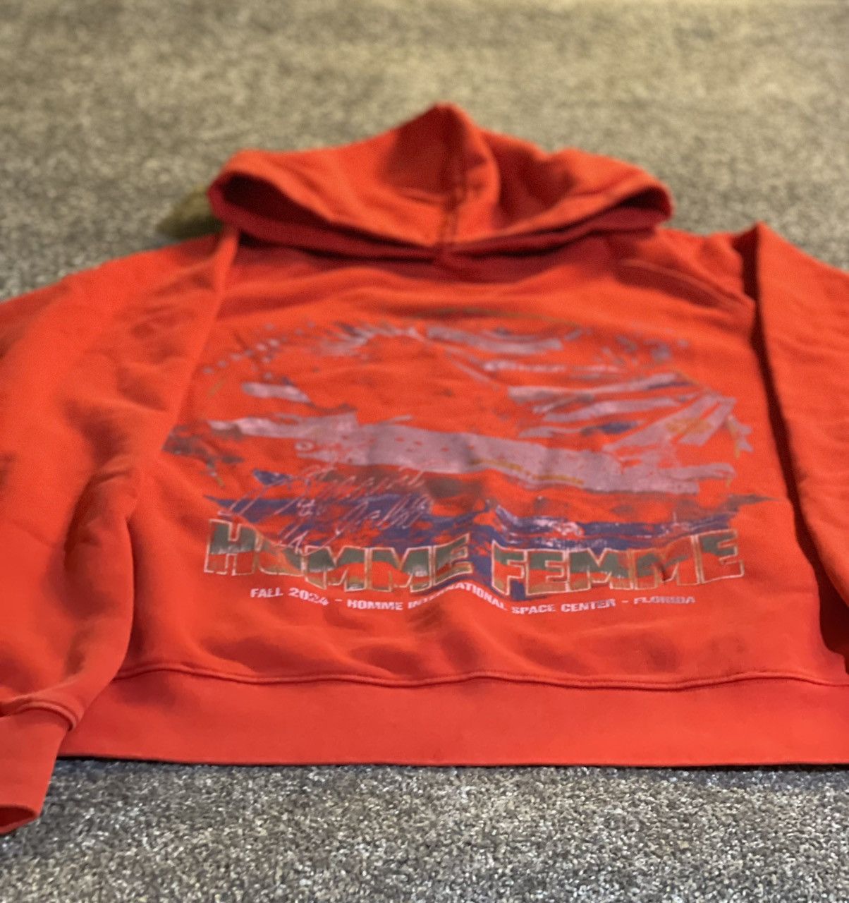 Homme + Femme La Homme + Femme Red Space Center Hoodie Large NWT Size US L / EU 52-54 / 3 - 1 Thumbnail