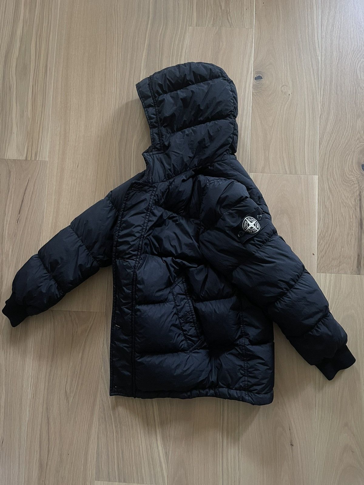 Stone Island Kids Boys Summer Jacket In Black 1 main image 0