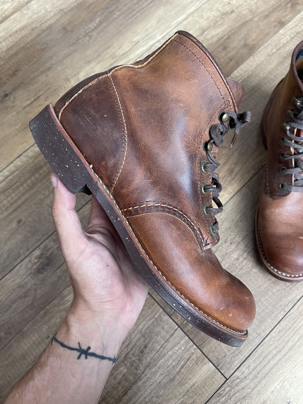 Red Wing Red Wing 2959 Blacksmith Vintage Leather Shoes Boots USA Size US 7.5 / EU 40-41 - 7 Thumbnail