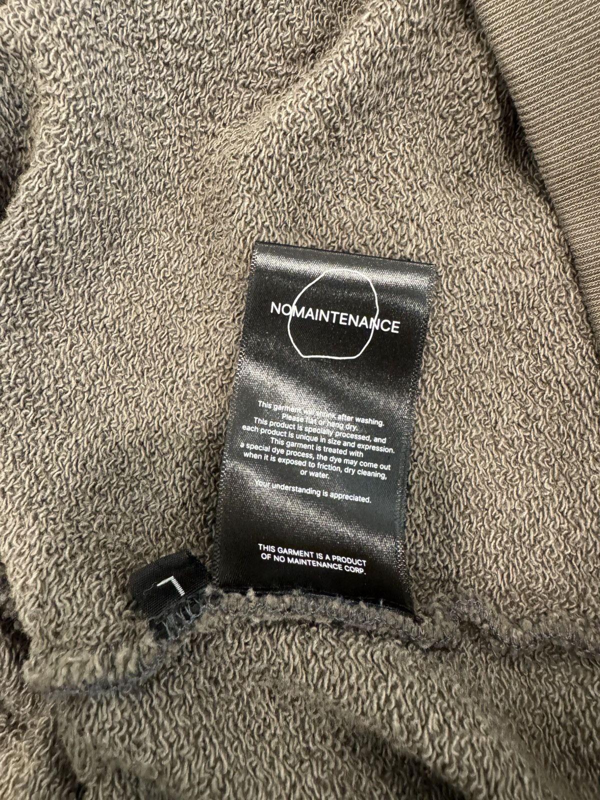 No Maintenance No Maintenance Overlock Boxy Hoodie Green Grey Size Large Size US L / EU 52-54 / 3 - 6 Thumbnail