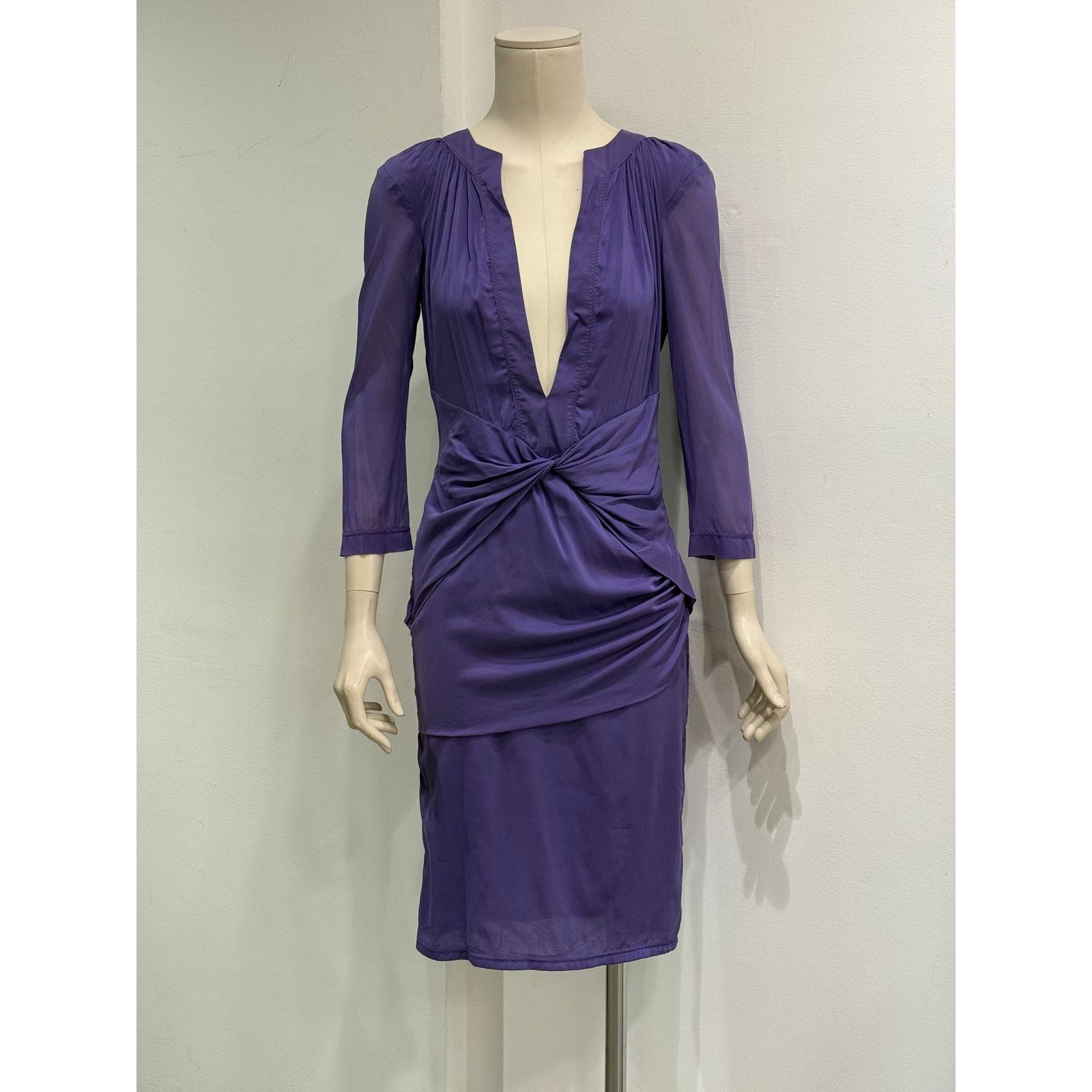Gucci 2004 Gucci by Tom Ford purple dress Size S / US 4 / IT 40 - 1 Thumbnail