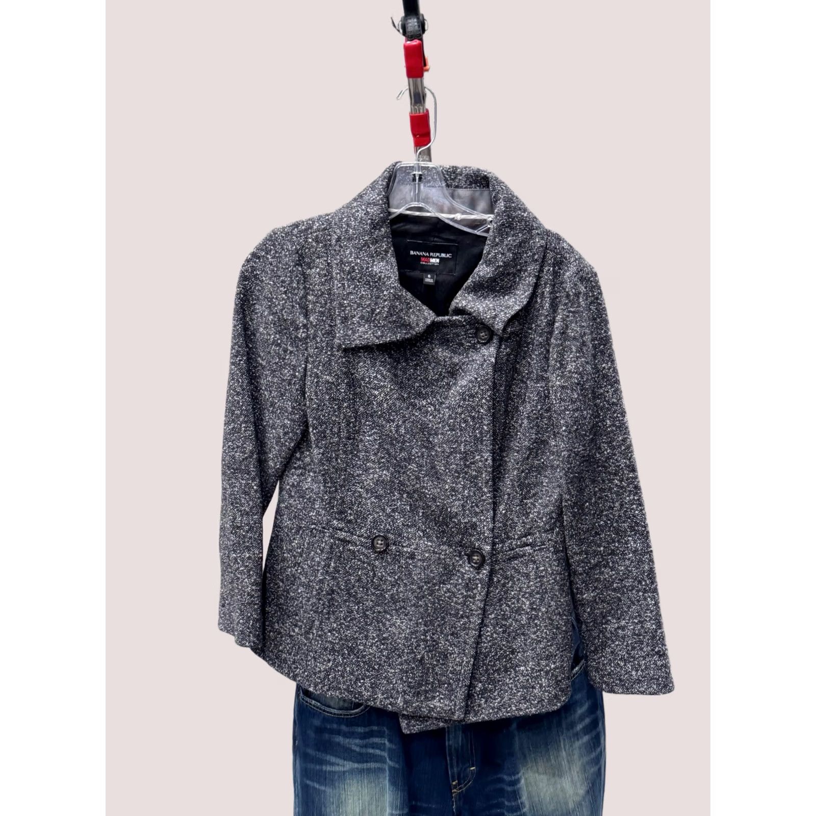 Banana Republic WOMENS Banana Republic Mad Men Collection Jacket Sz 6 Petite Shirt Womens Banana Republic Mad Men Jacket Sz 6 Petite Multicolor Size M / US 6-8 / IT 42-44 - 1 Thumbnail