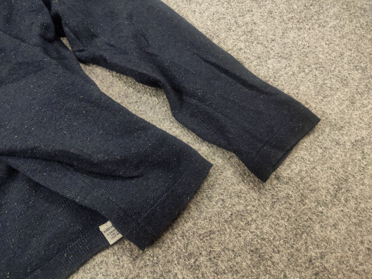 Norse Projects Norse Project Design textured Wool Blend Navy Pullover Size US M / EU 48-50 / 2 - 7 Thumbnail