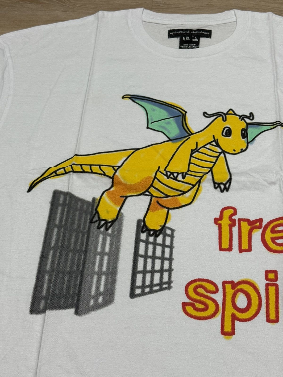 Siberia Hills Siberia Hills Free Spirit Dragonite Pokemon Tee Size US XL / EU 56 / 4 - 2 Thumbnail