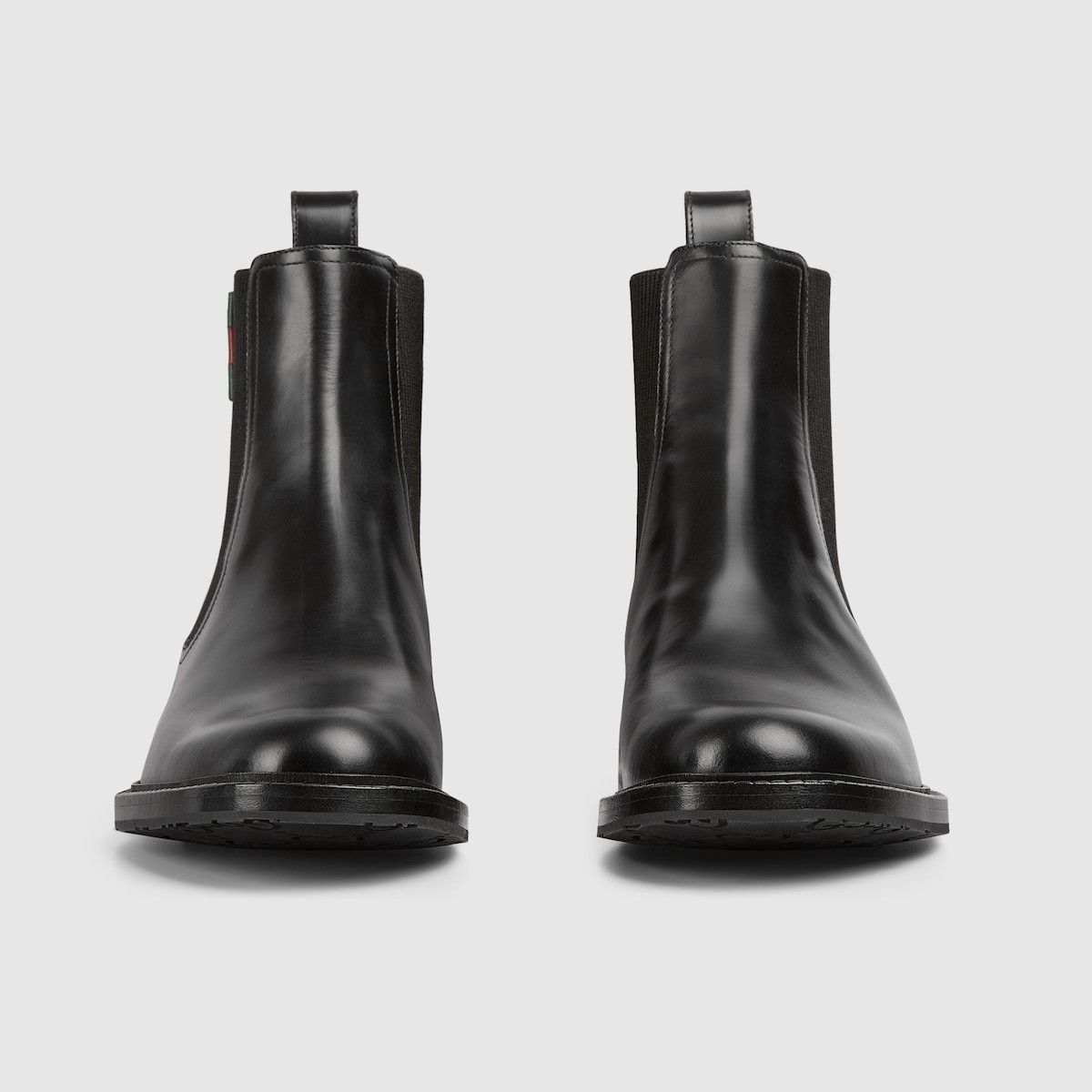 Gucci o1s1wg111025 Ankle Boots With Leather Web in Black Size US 9.5 / EU 42-43 - 3 Thumbnail