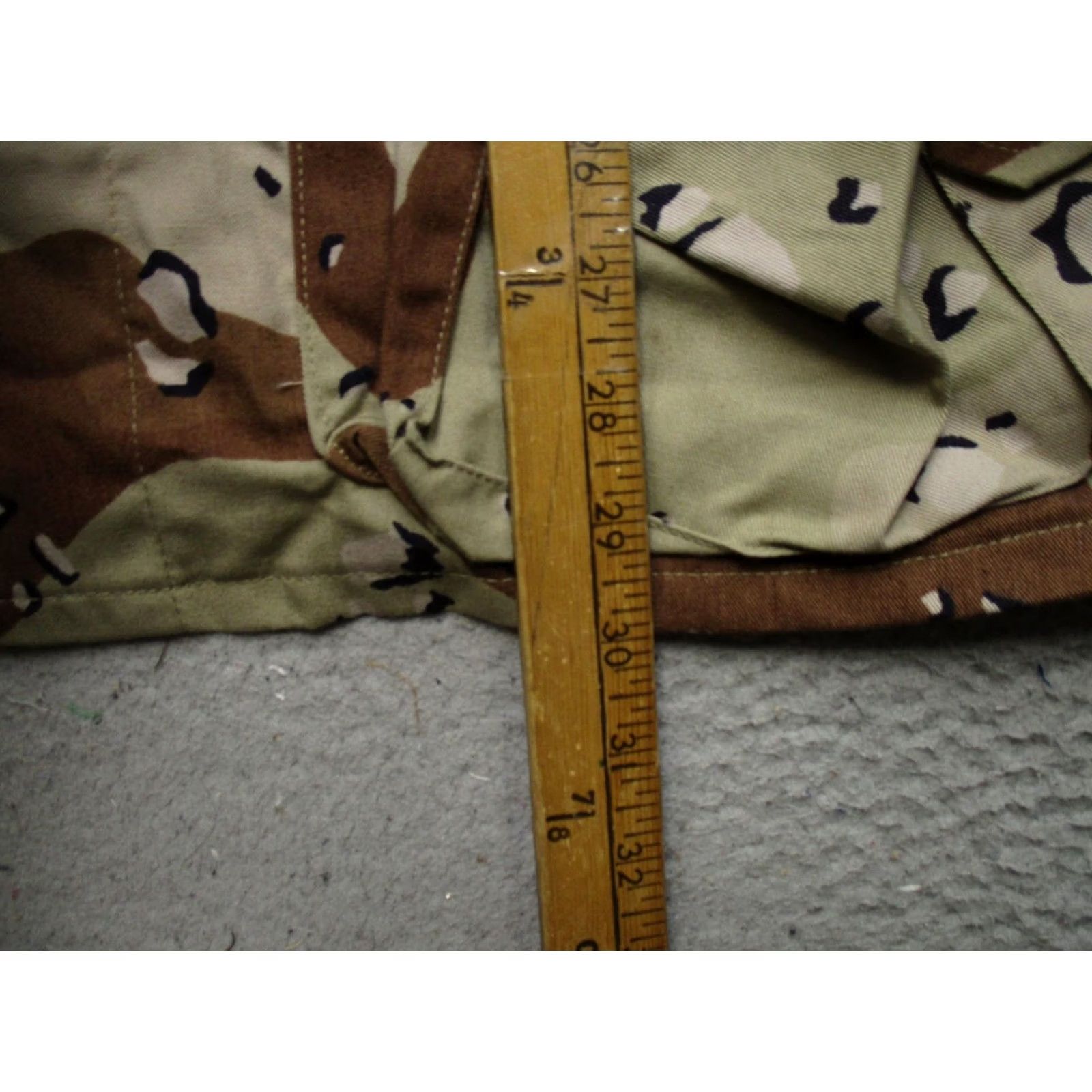 Vintage Selma Apparel Corporation Military Jacket Coat Mens ST Beige Desert Camouflage Cotton Blend Canvas Pockets Button Front Size US S / EU 44-46 / 1 - 4 Thumbnail