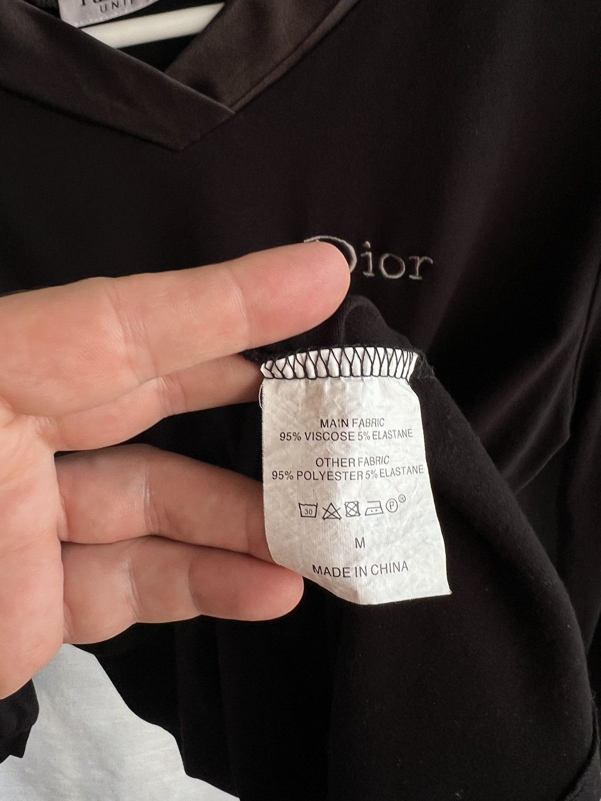 Dior Parfums Uniform T-Shirt Black Size M