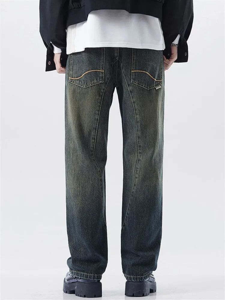 Jean × Vintage Y2K Straight Jeans Size US 32 / EU 48 - 4 Thumbnail