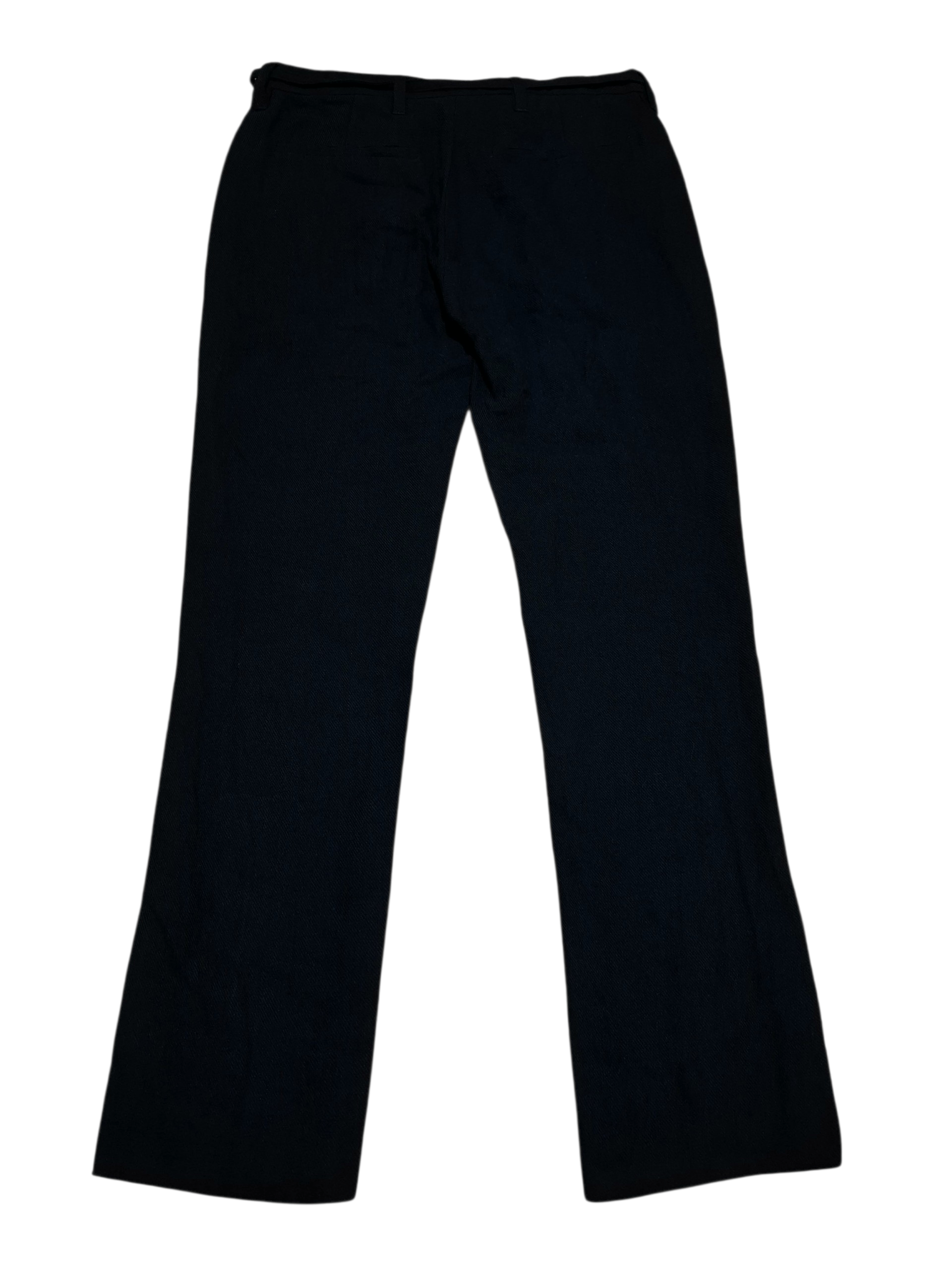Ann Demeulemeester Ann Demeulemeester Belted Wool-Linen Trousers Size 28" / US 6 / IT 42 - 19 Thumbnail