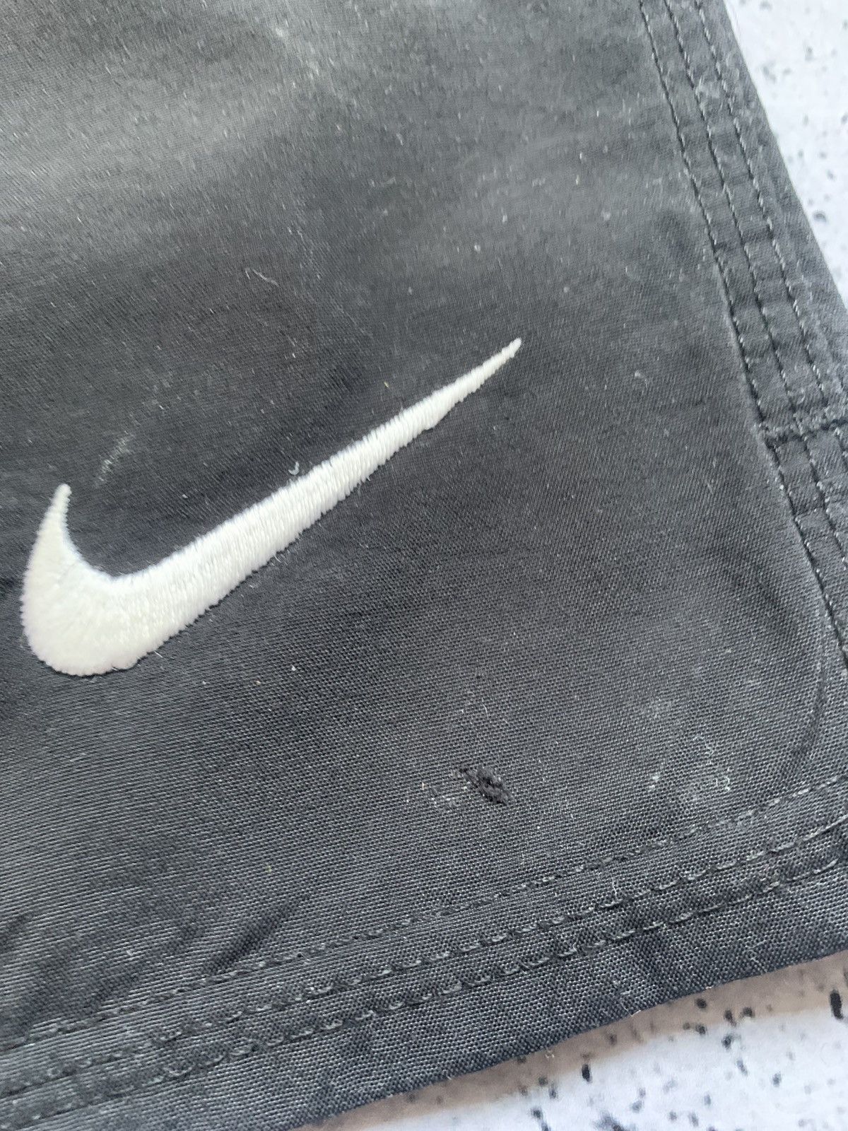 Nike × Vintage Vintage Nike Drill Shorts Small Swoosh 90s USA Size US 36 / EU 52 - 9 Thumbnail
