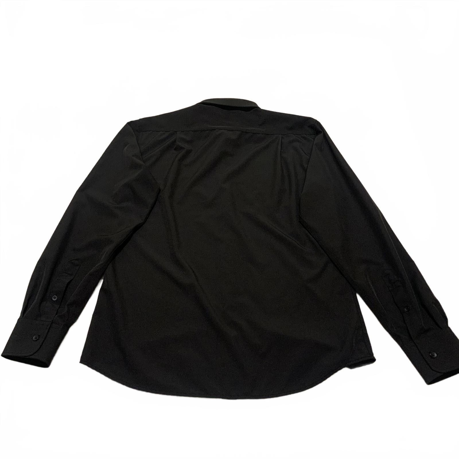 Other Rugby University Men's M Black Long Sleeve Dress Shirt Size 38R - 2 Thumbnail