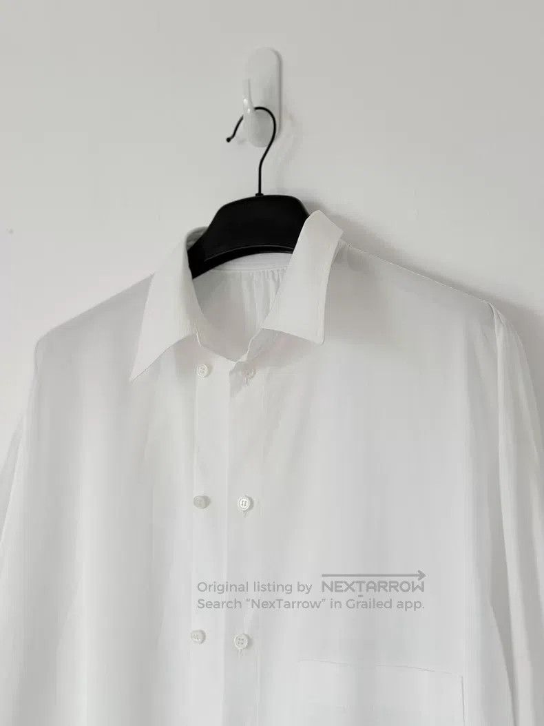 Yohji Yamamoto Yohji Yamamoto Double-breasted oversized silhouette shirre Size US M / EU 48-50 / 2 - 3 Thumbnail