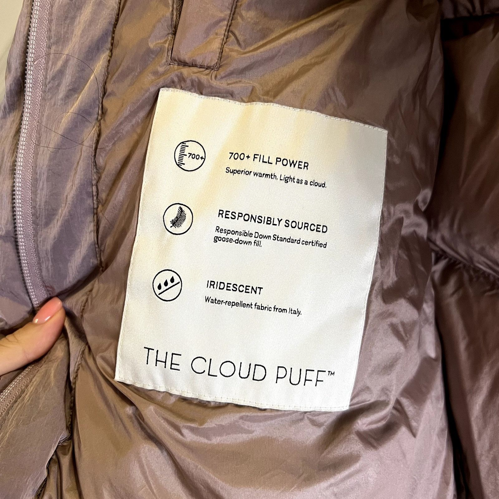 Aritzia Aritzia Wilfred The Cloud Puff puffer jacket coat purple Size XS / US 0-2 / IT 36-38 - 8 Thumbnail