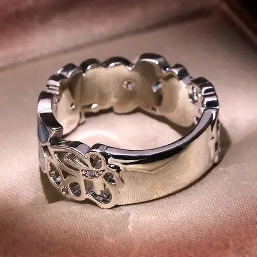 Japanese Brand Fukuzawa x Rei Creative Flower Butterfly Unisex Ring Size ONE SIZE - 3 Thumbnail