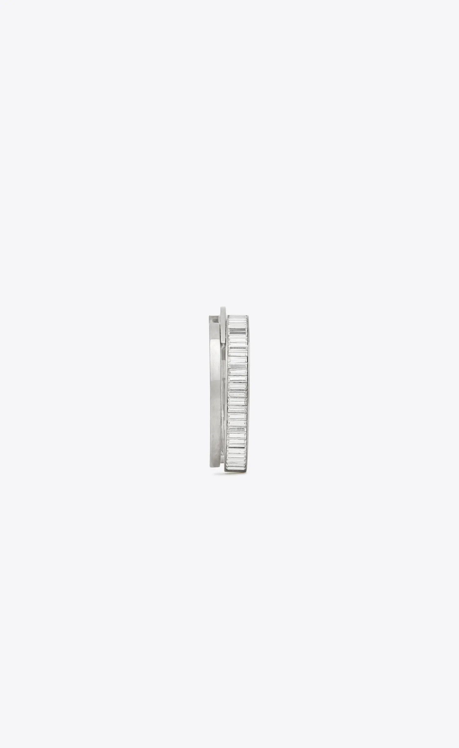 Saint Laurent Paris o1s1wg110325 Size: M /713163Cosmic Rhinestone Cuff Bracelet Size ONE SIZE - 3 Thumbnail