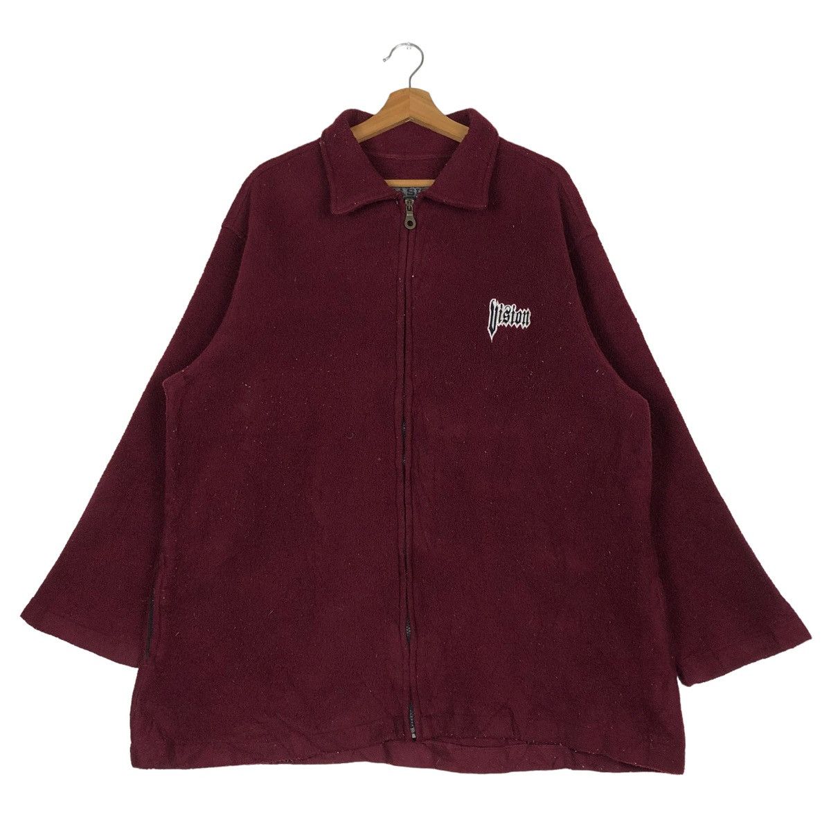 🔥VINTAGE ZIPPER JACKET VISION MADE IN USA SKATEGANG