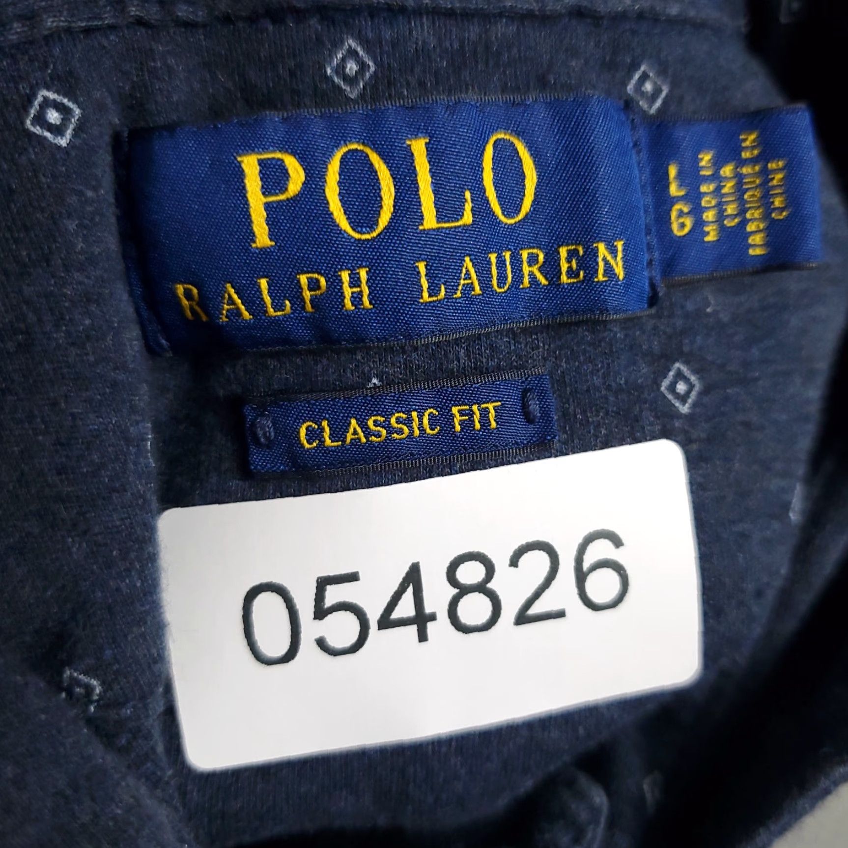Ralph Lauren Ralph Lauren Polo Shirt Mens L Blue Geometric Pony Casual Short Sleeve Shirt Adult Large Blue Polo Mens Size US L / EU 52-54 / 3 - 8 Thumbnail