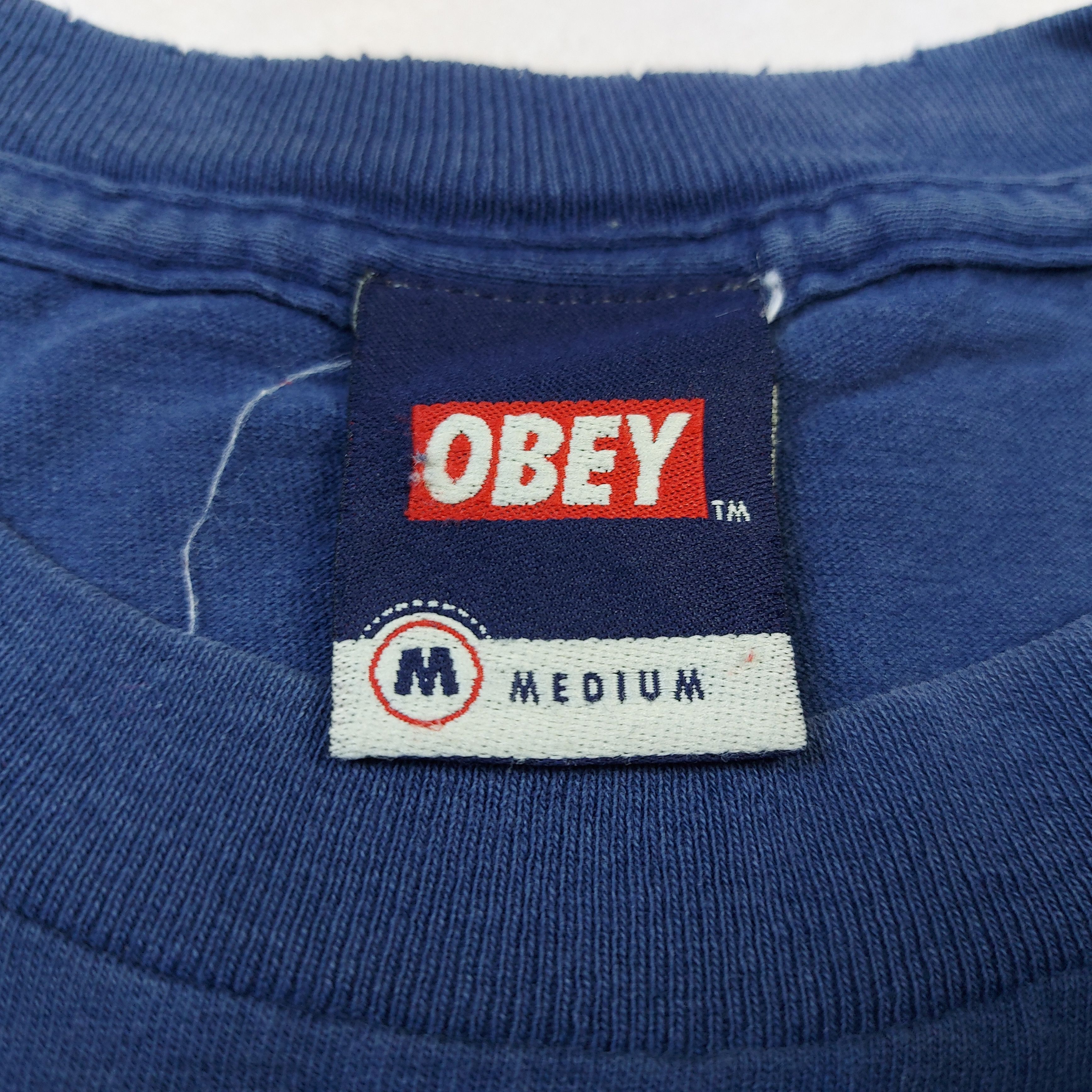 Obey Vintage 90s OBEY Shepard Fairey OBEY Giant OG LOGO TEE Size US M / EU 48-50 / 2 - 11 Thumbnail
