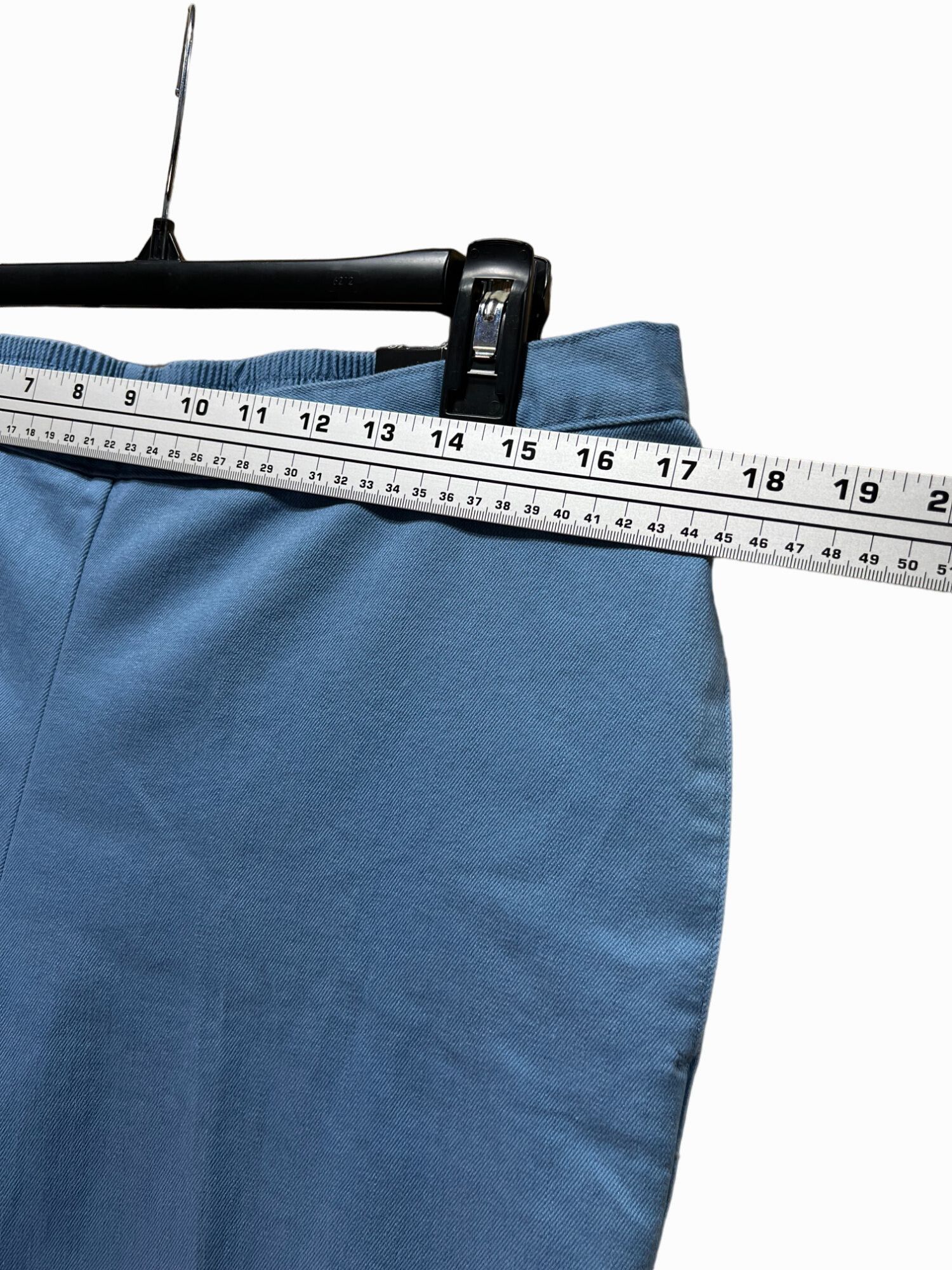 Other Alfred Dunner Women's Pull-On Elastic Waist Pant - Light Blu Size 38" / US 16 / IT 52 - 3 Thumbnail