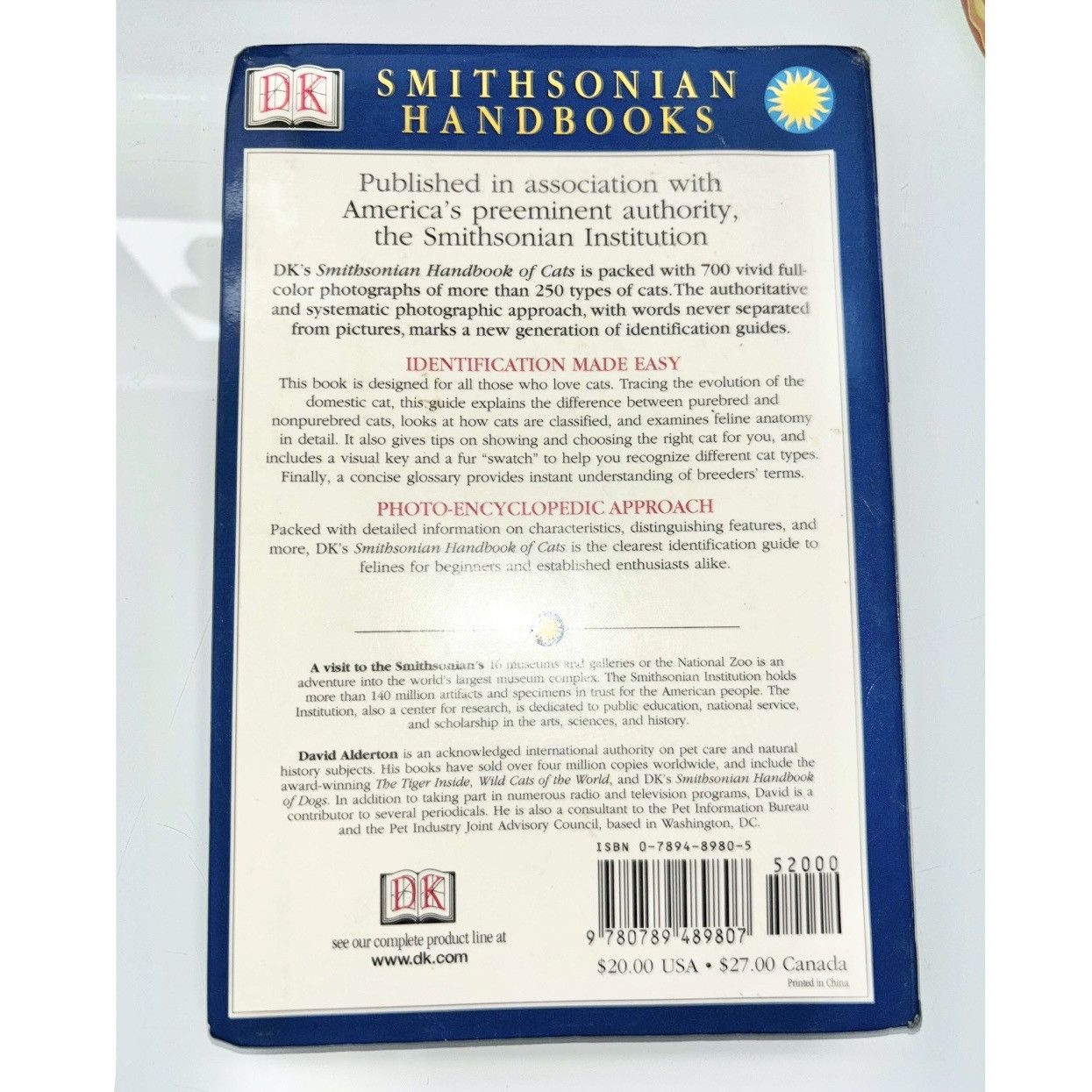 Other × Vintage SMITHSONIAN HANDBOOK OF CATS DK Publishing Illustrated Cats Size ONE SIZE - 3 Thumbnail