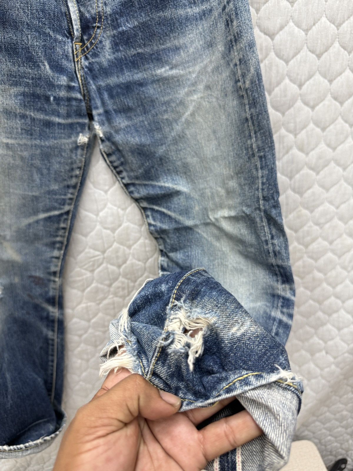 Vintage 🔥🔥🔥ARCHIVE VTG JAPAN SELVEDGE DENIM Size US 29 - 7 Thumbnail