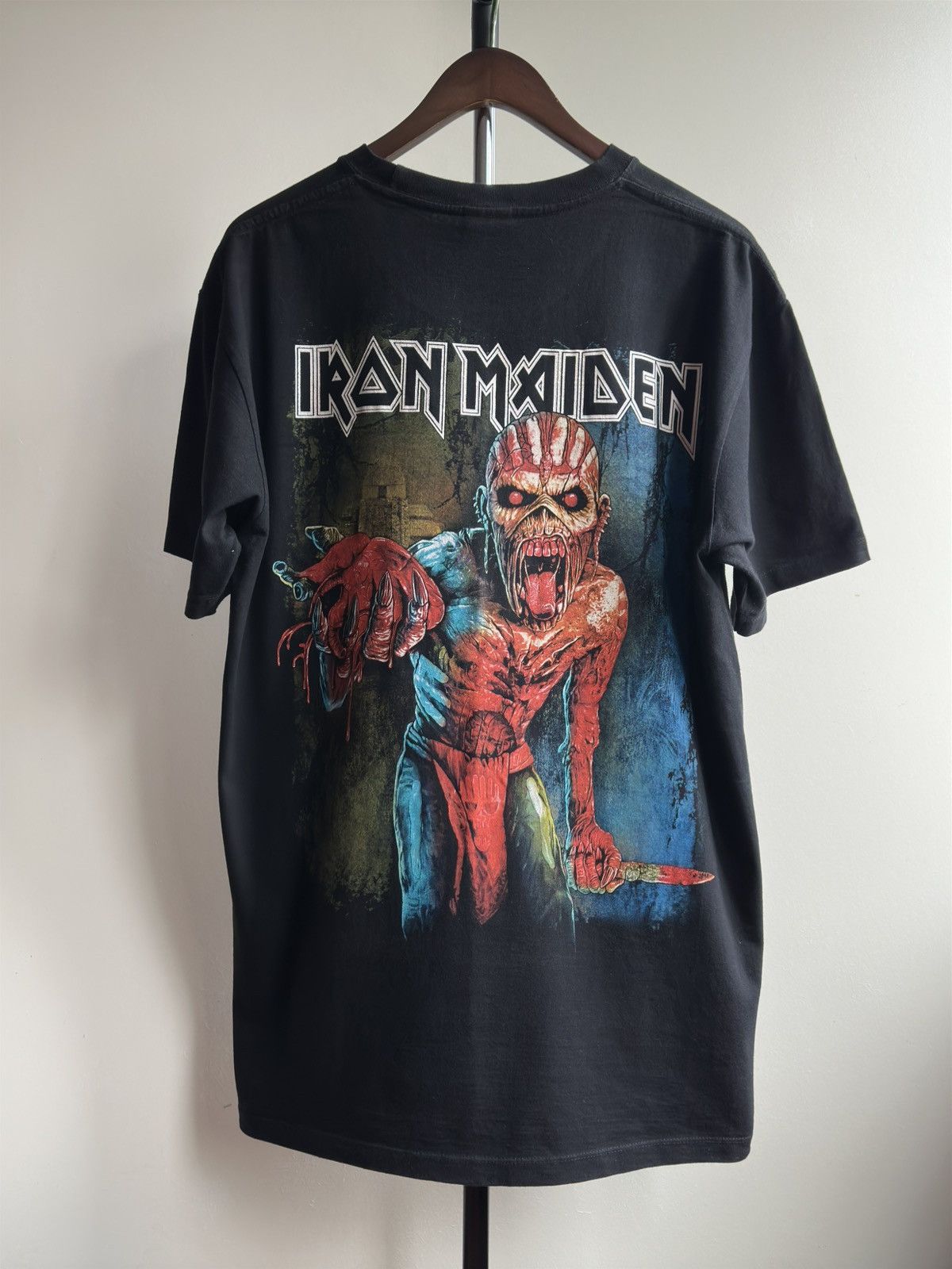 Band Tees × Iron Maiden × Vintage VINTAGE Y2K IRON MAIDEN THE BOOK OF SOULS METAL TEE Size US XL / EU 56 / 4 - 3 Thumbnail