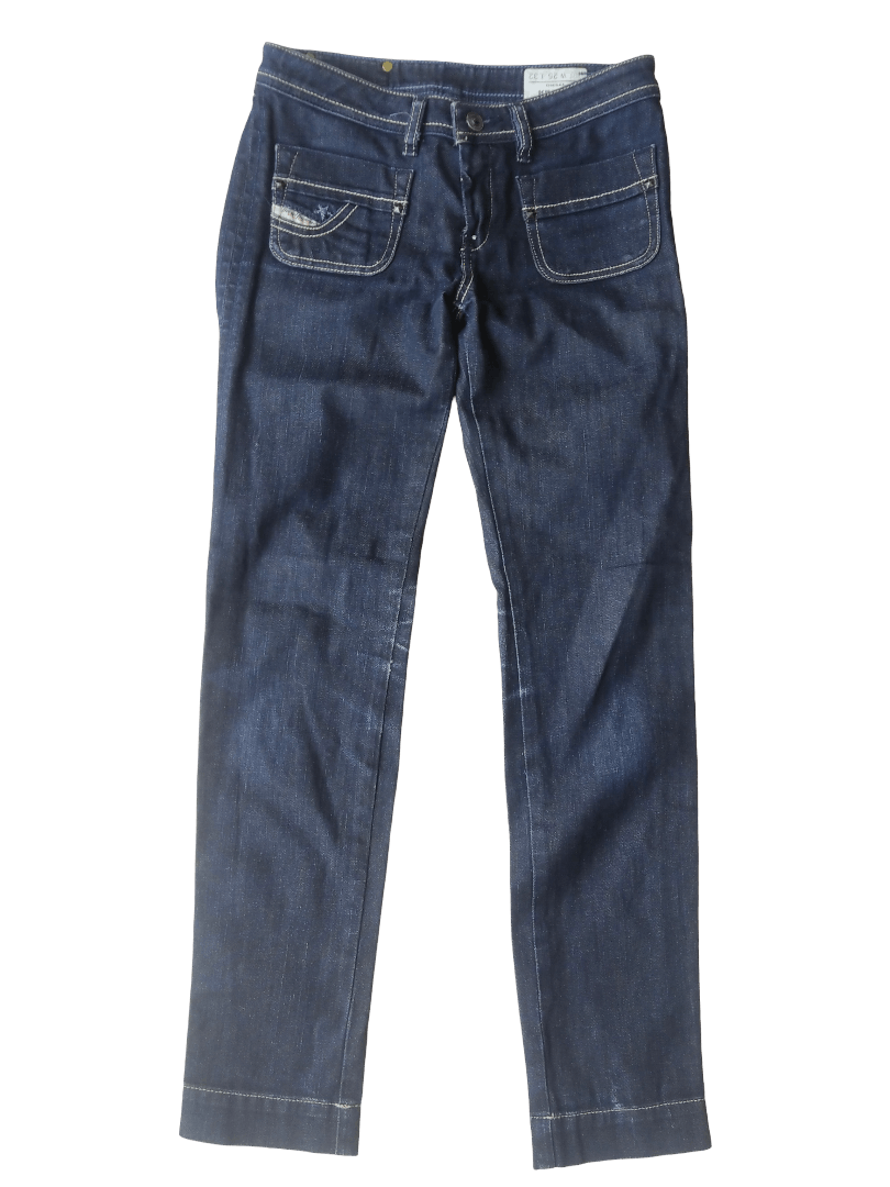 Diesel Diesel Kinkey Wash Stretch Denim Jeans Italy Y2K Archival Size 25" / US 0 / IT 36 - 1 Thumbnail