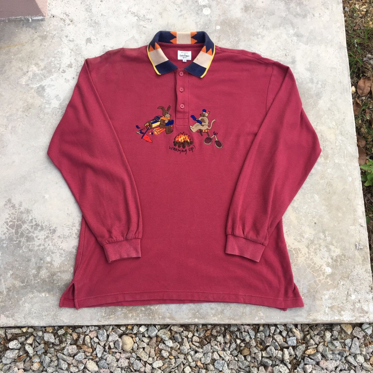 Vintage Castlebajac Warming Up Polo
