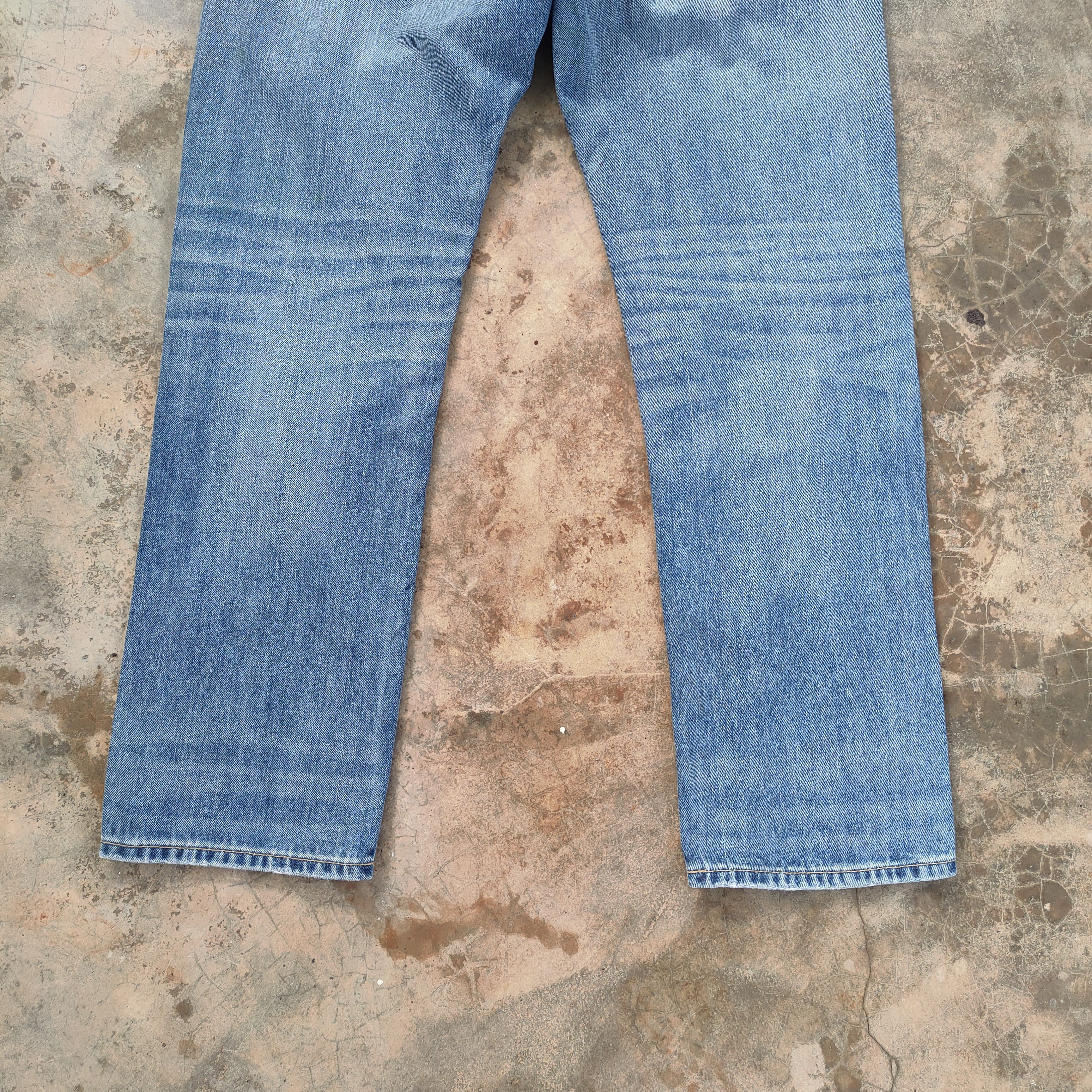 Japanese Brand VINTAGE JAPANESE FADED DISTRESSED DENIM JEAN PANTS Size US 33 - 9 Thumbnail