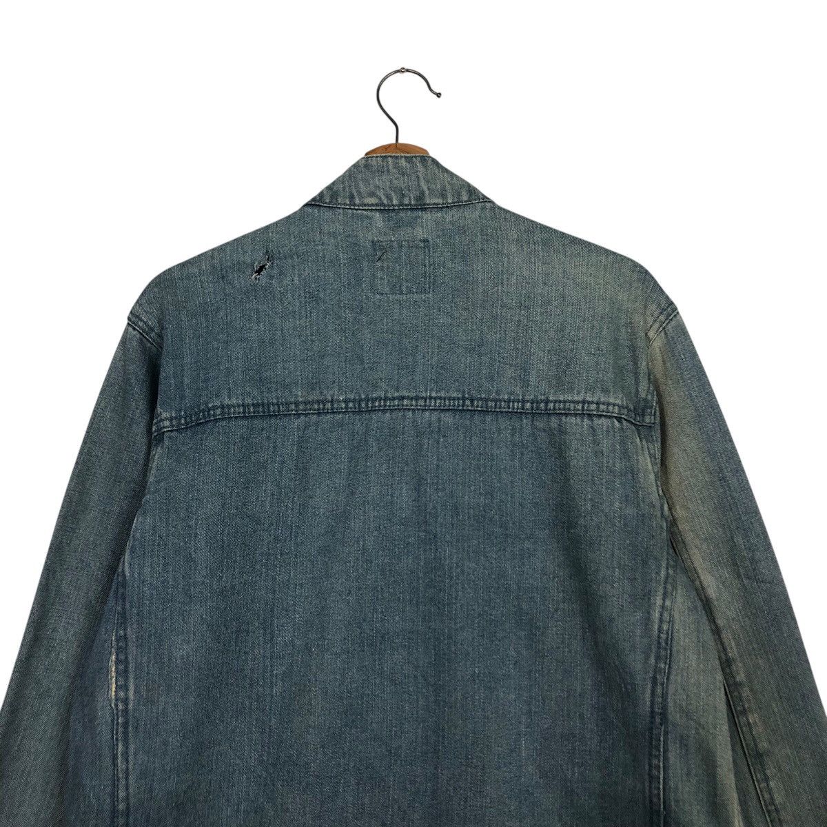 Japanese Brand 📌Vintage Biker Denim Jacket Person's Jeans Issey Miyake Size US L / EU 52-54 / 3 - 10 Thumbnail