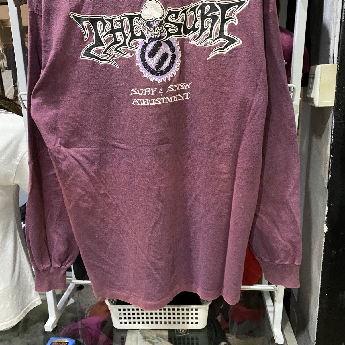 Vintage Vintage The Surf Skull Surf & Snow Longsleeve 90s T-Shirts Size US XL / EU 56 / 4 - 4 Thumbnail