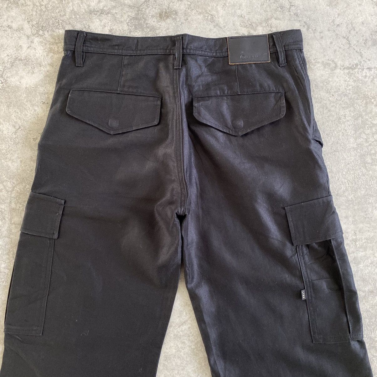 L7 Real Hip Vintage L7 Real Hip Coated Wide Leg Flared Cargo Pants Size US 31 - 14 Thumbnail