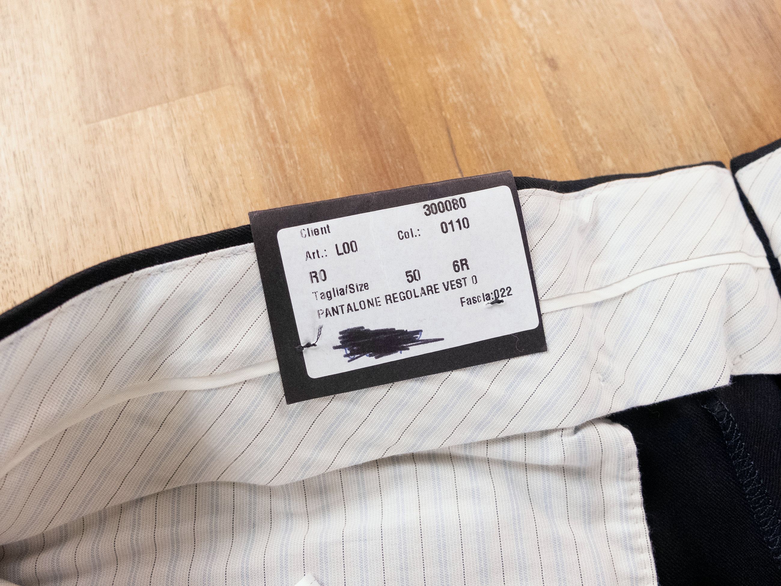 Caruso CARUSO navy blue wool dress pants trousers 34 / 50 Size US 34 / EU 50 - 5 Thumbnail