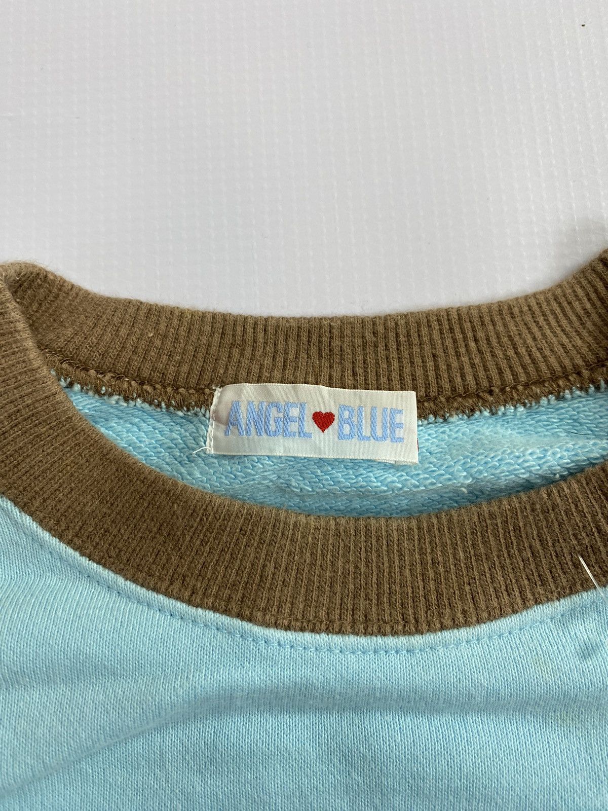 Angel Blue × Hysteric Glamour × Japanese Brand 2000s Angel Blue Pop&Cute Girls Twotone Sweatershirt Size US M / EU 48-50 / 2 - 5 Thumbnail